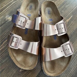 Birkenstock womens Metallic Sandals